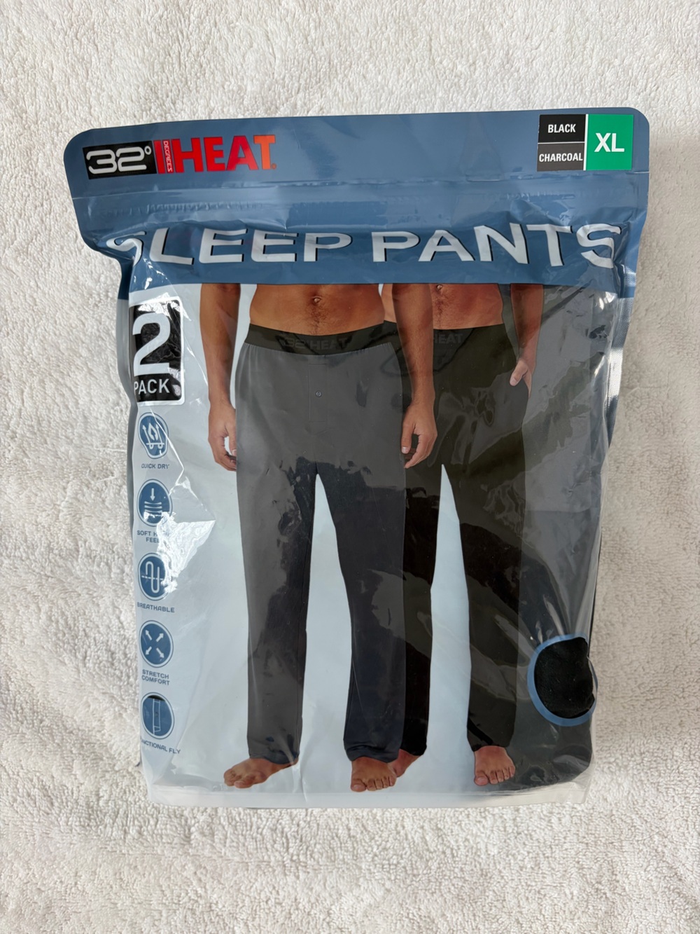 Men’s 32 degrees Sleep Pants XL 2-Pack New In Packaging